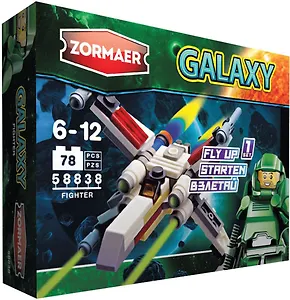 Конструктор пластиковый. Х-файтер. 78 элементов. -Китай: (Galaxy). 58838 395334