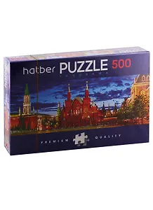 Пазл HATBER Premium 500 эл. 665х230мм.Панорама -Красная площадь