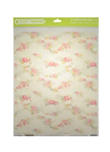 Рис. бумага для декупажа Cadence Craft Premier Ситц. свадьба (CD09829) (А3) (25г/м)