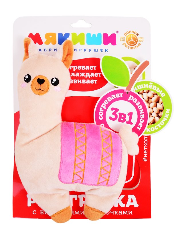 Игрушка ТМ Мякиши Доктор Мякиш - Лама (с вишневыми косточками) 103870 2822324 — 1