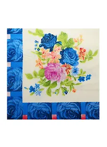 Салфетки бумажные Синий букет (335311) (33х33см) (набор/20шт.) (Страна Карнавалия) (упаковка)