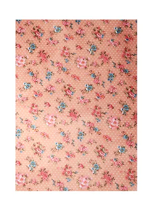 Тканевый лист на клеевой основе А4 Букетики, в ассорти (11-00822-PA4002) 2494199