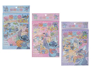 Наклейки РУМБОКС УШАСТИК, 22*13 см, 4 локации,4 листа с наклейками, пинцет в комплекте, 3 дизайна в ассортименте, ОПП-упаковка