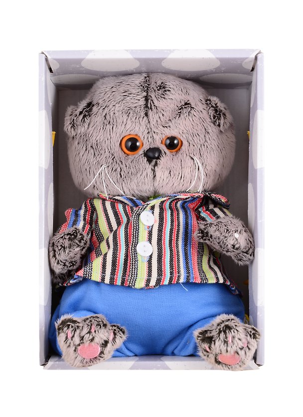 Игрушка мягкая Budi Basa, Басик BABY в полосатом пиджаке (20 см) (BB-062) 2834859 — 1