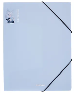 Папка на резинке А4 "Soft Manga" пластик, ассорти 3111107