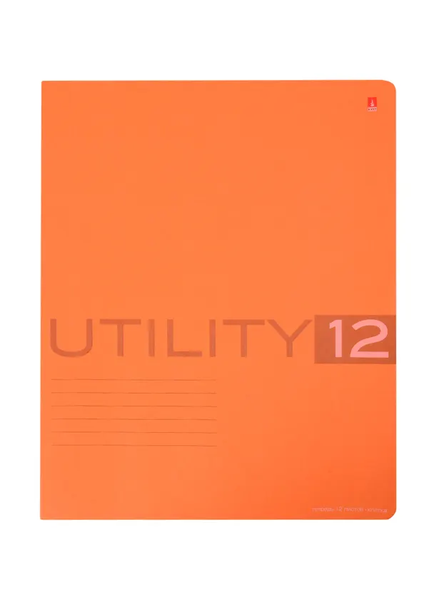 Тетрадь в клетку Альт «Utility» в ассортименте, 12 листов 258479 — 4