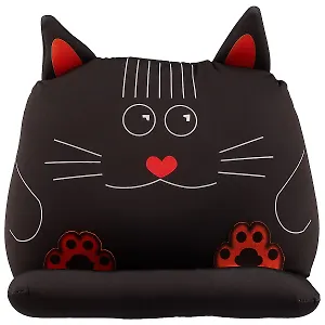 Подушка-подставка антистресс Котик черный (30х35) (АН2018-39)