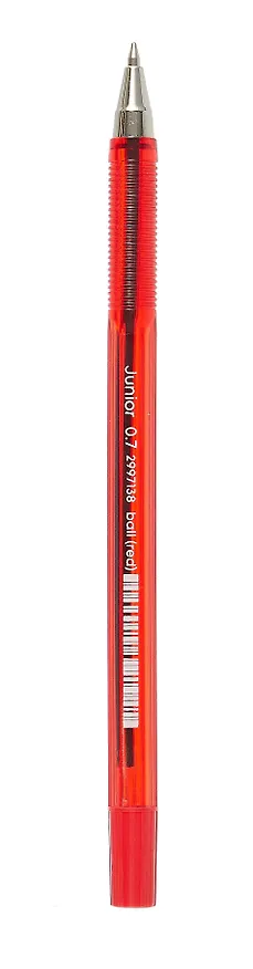 Шариковая ручка красная 0,7 мм, Junior, GoodMark 2997138 — 2