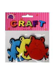 Наборы из фетра в пакете с хедером.  Лягушки (11-21136-9)