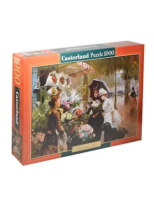 Пазлы 1000 C-102921 Цветочный стенд в Париже (коробка) (Castorland) 2431356