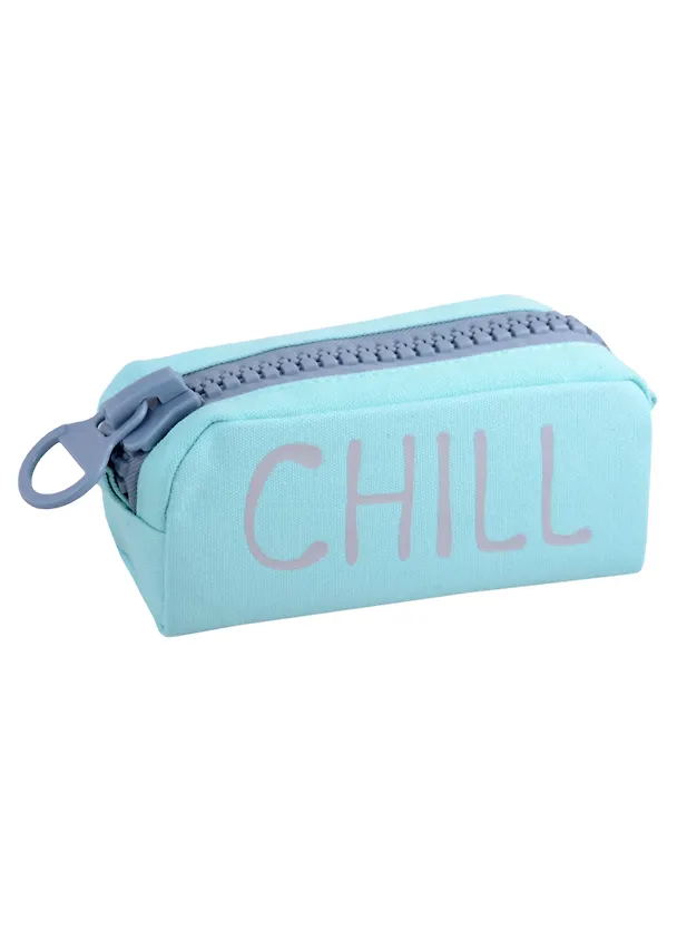 Пенал с большой молнией "Chill", ткань, 21,5х10,5 2877358 — 3