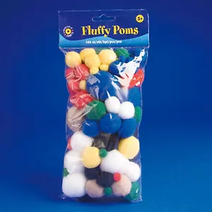 Набор для творчества PLAYBOX Пушистые помпоны 100шт