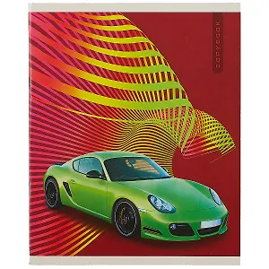 Тетрадь в клетку Unnika, "Мечта гонщика", 48 листов, в ассортименте