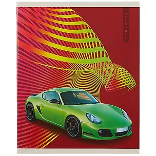 Тетрадь в клетку Unnika, "Мечта гонщика", 48 листов, в ассортименте 250977