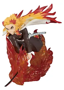 Фигурка Аниме Клинок рассекающий демонов Kyojuro Rengoku Кёджуро Ренгоку (14см) BP29069P (BNS1216)