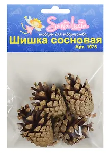 Набор для творчества Шишка сосновая (1975) (4шт.) (3+) (Santa Lucia)