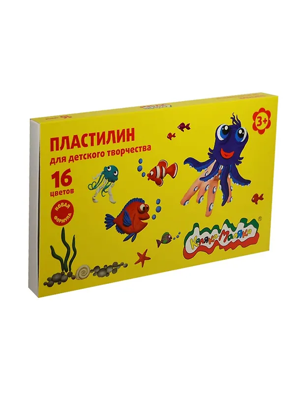 Пластилин мягкий "Каляка-Маляка", 16 цветов 225288 — 3