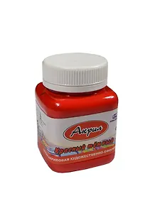 Краска акриловая худ.-оф. Красная темная (К4314) (100 мл)