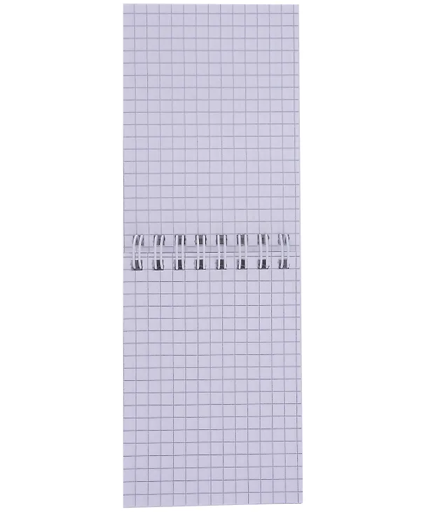 Блокнот А7 80л кл. "CANVAS" красный, пласт.обл, спираль 3038815 — 2