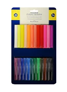 Пластилин 24цв 400гр "Multicolor" восковой, подвес, Bruno Visconty
