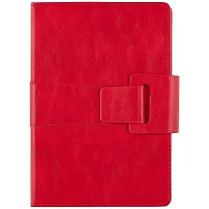 Ежедневник недатированный "Шеврет глосс", А5, 160 листов, красный