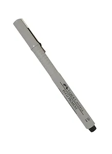 Ручка капиллярная Faber-Castell, Ecco Pigment, черная 1 мм