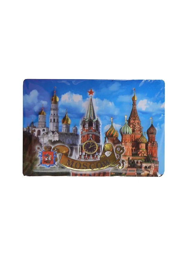 Магнит пресс. цветной "Москва. Коллаж" (025-1-19K7) 2374601 — 1