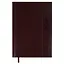 Ежедневник дат. 2025г. А5 176л "Плонже эконом" коричневый, кожзам, тв.переплет с поролоном, блинт.тиснение, ляссе — 3054335 — 1