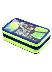 Пенал школьный 3отд. "FOOTBALL" 19*11см, лам.картон, молния