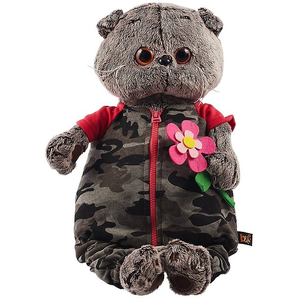 Игрушка мягкая Budi Basa, Басик в камуфляжном комбинезоне Ks30-140 2784686 — 1