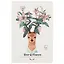 Тетрадь в клетку Languo, Deer and flowers, 44 листа, в ассортименте — 246130 — 1