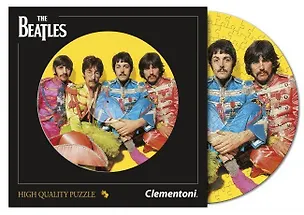 Паззл Clementoni The Beatles пластинки 212 эл. With a Little Help from My Friends 2431655