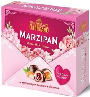 Конфеты  Весна Марципан, ассорти, 126г 2966550