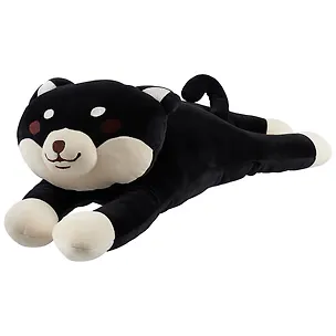 Мягкая игрушка Хаски черная на животе (45 см) 2640245